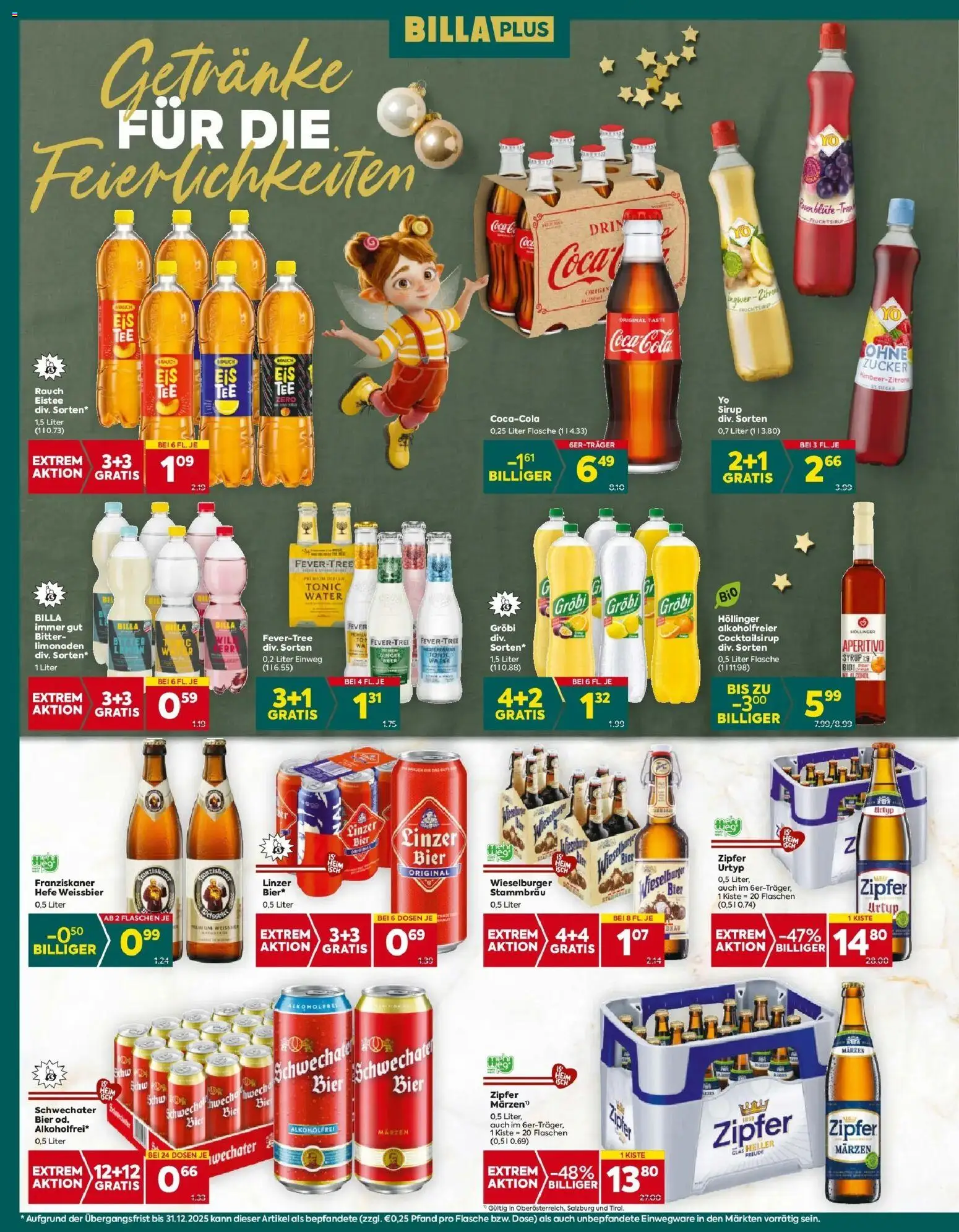 Billa Plus Flugblatt - Oberösterreich gültig ab 18.12.2025 | Seite: 15 | Produkte: Zucker, Bier