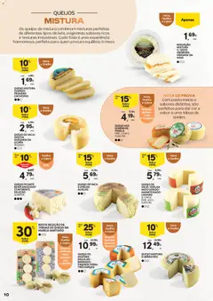 Pré-visualização QUEIJO DE MISTURA REGULAR/ BARRADO/ PIMENTA TERRA TRÊS IGREJAS, Queijo de mistura regular/ barrado/ pimenta terra Três Igrejas válido de 03.02.2026 | Página: 10 | Produtos: Tábua, Orégãos, Queijo, Requeijão