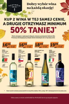 Pogląd oferty "Groszek Gazetka - Faktoria win" - ważna od 18.09.2025