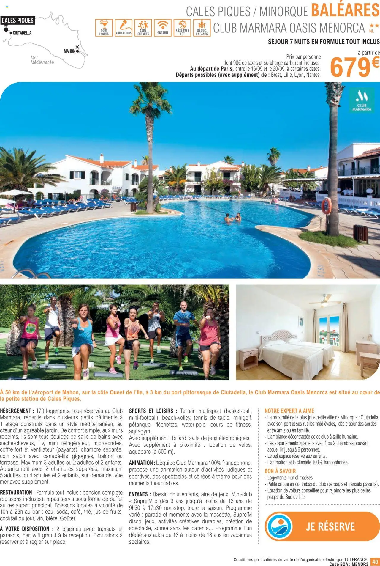  | Page: 40 | Produits: Ventilateur, Buffet, Jeux, Jus