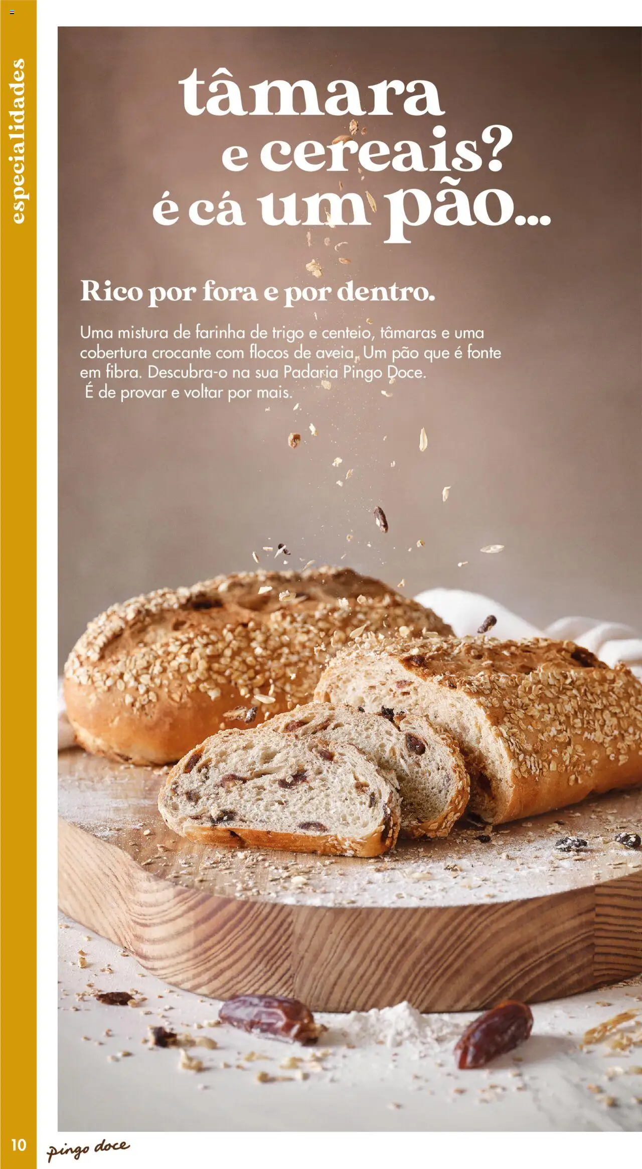 Pingo Doce - Catálogo-Padaria │ válido de 20.05.2025 | Página: 10 | Produtos: Farinha de trigo, Padaria, Pão, Flocos