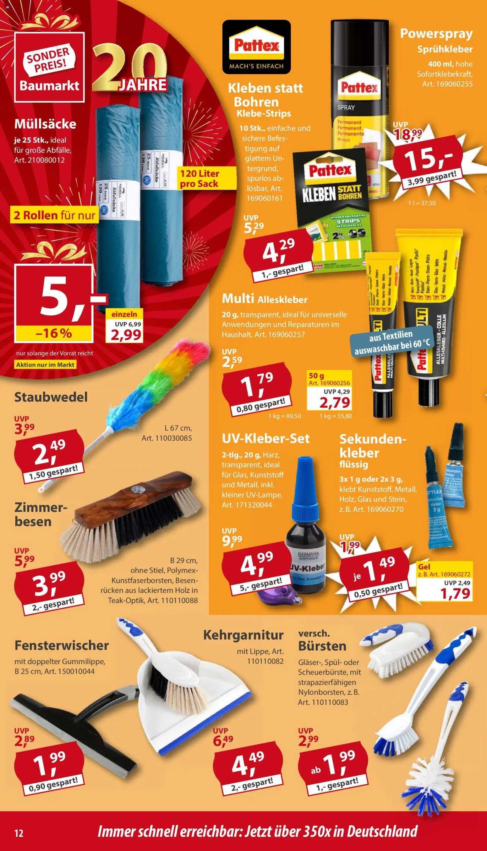 Sonderpreis Baumarkt Prospekt 	 – gültig ab 06.12.2025 | Seite: 12