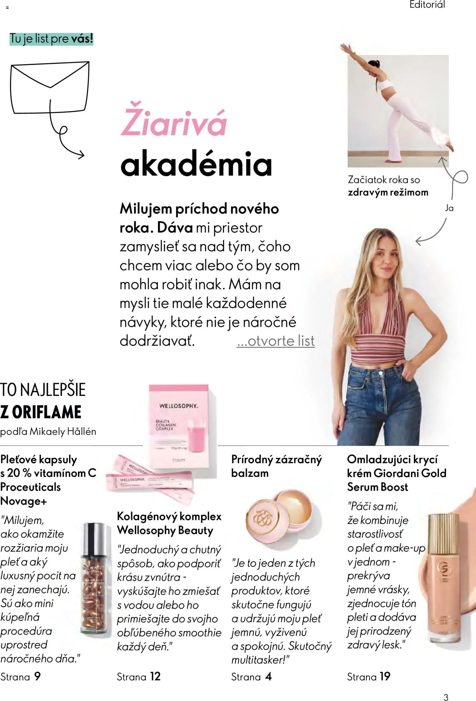 Nové Oriflame akcie – leták je platný od 24.12.2025 | Strana: 3 | Produkty: Kúpelňa, Krém