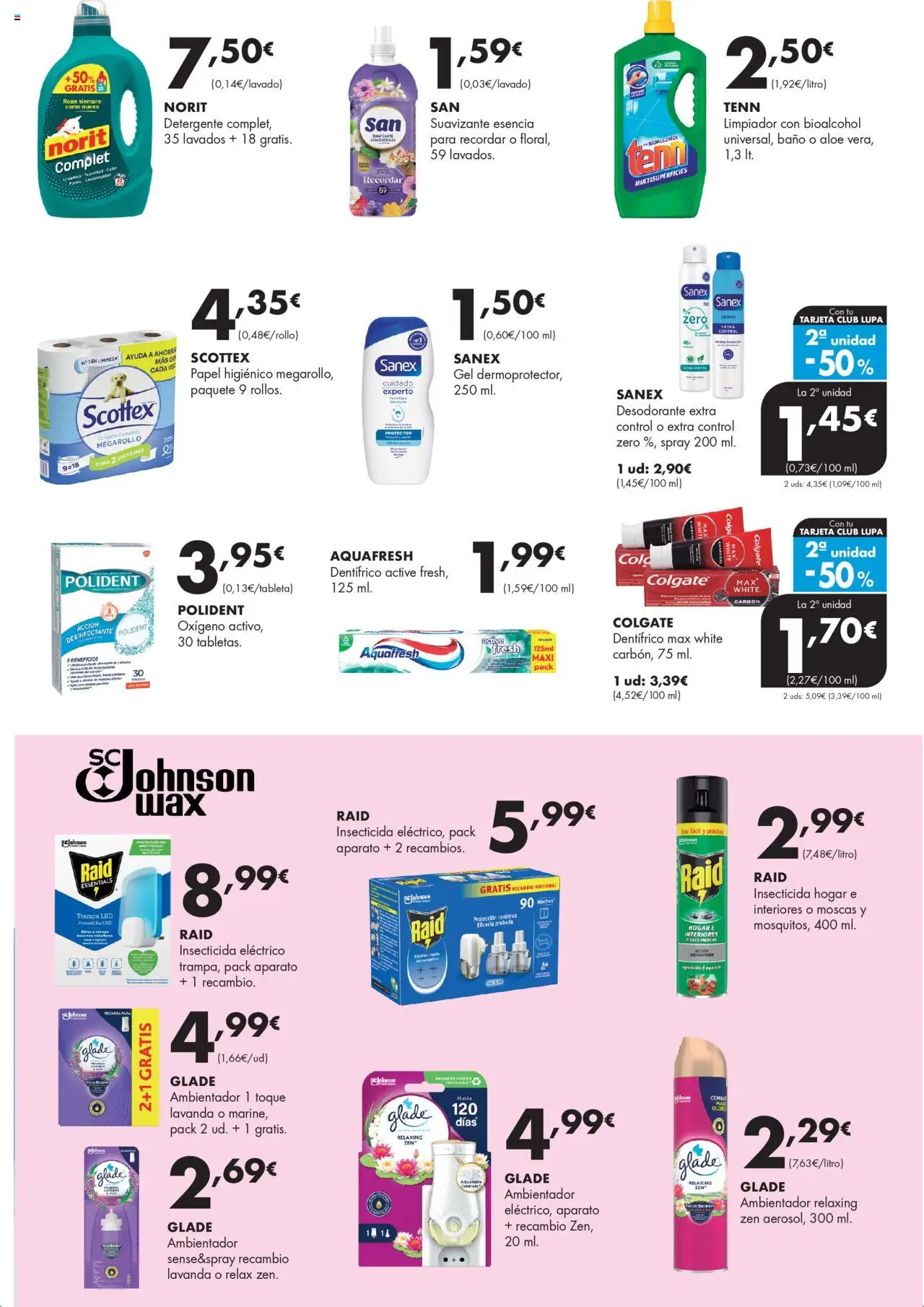 Lupa Supermercados folleto │ válido desde el 22.05.2025 | Página: 13 | Productos: Desodorante, Detergente, Suavizante, Baño