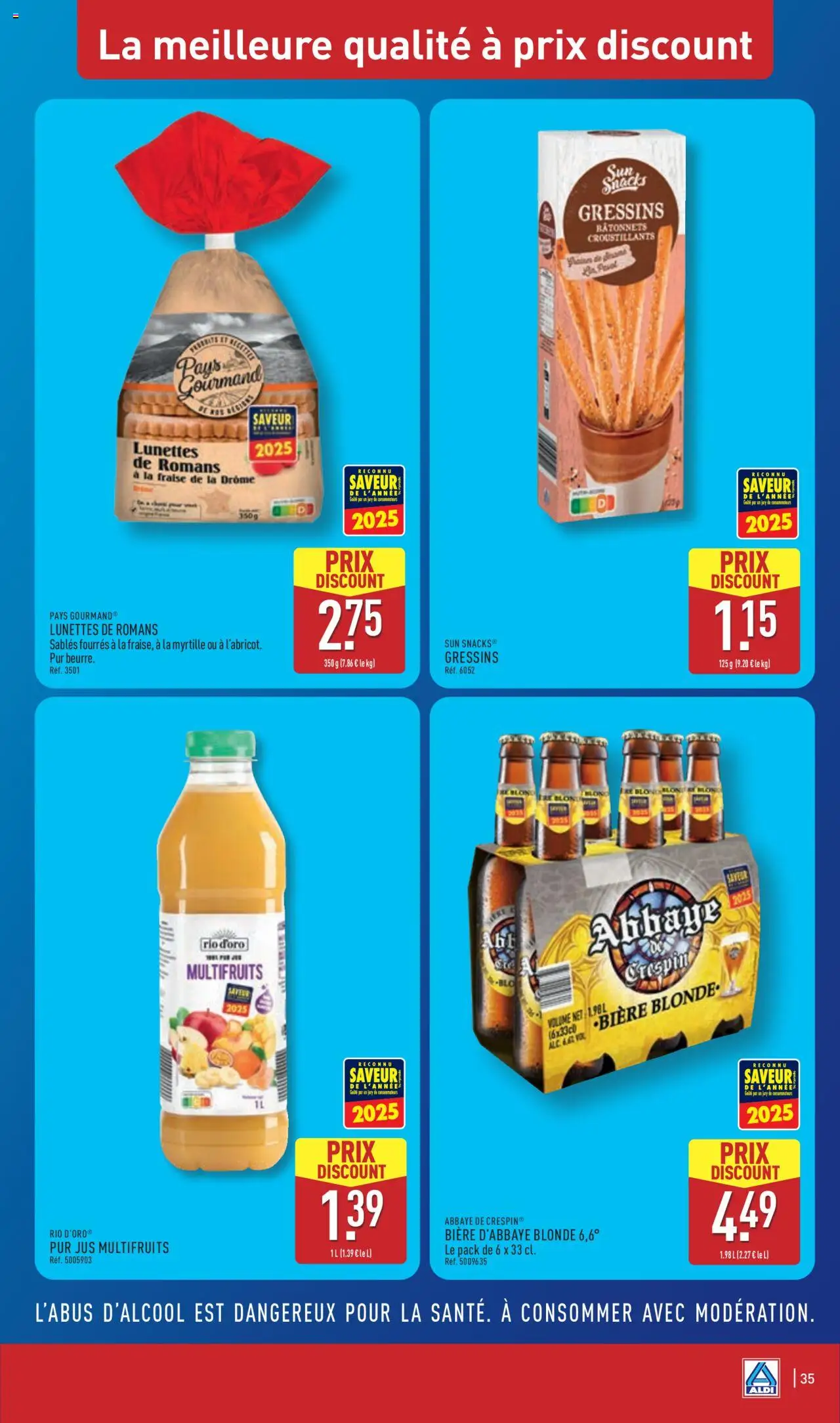  | Page: 37 | Produits: Fraise, Jus, Bière, Lunettes