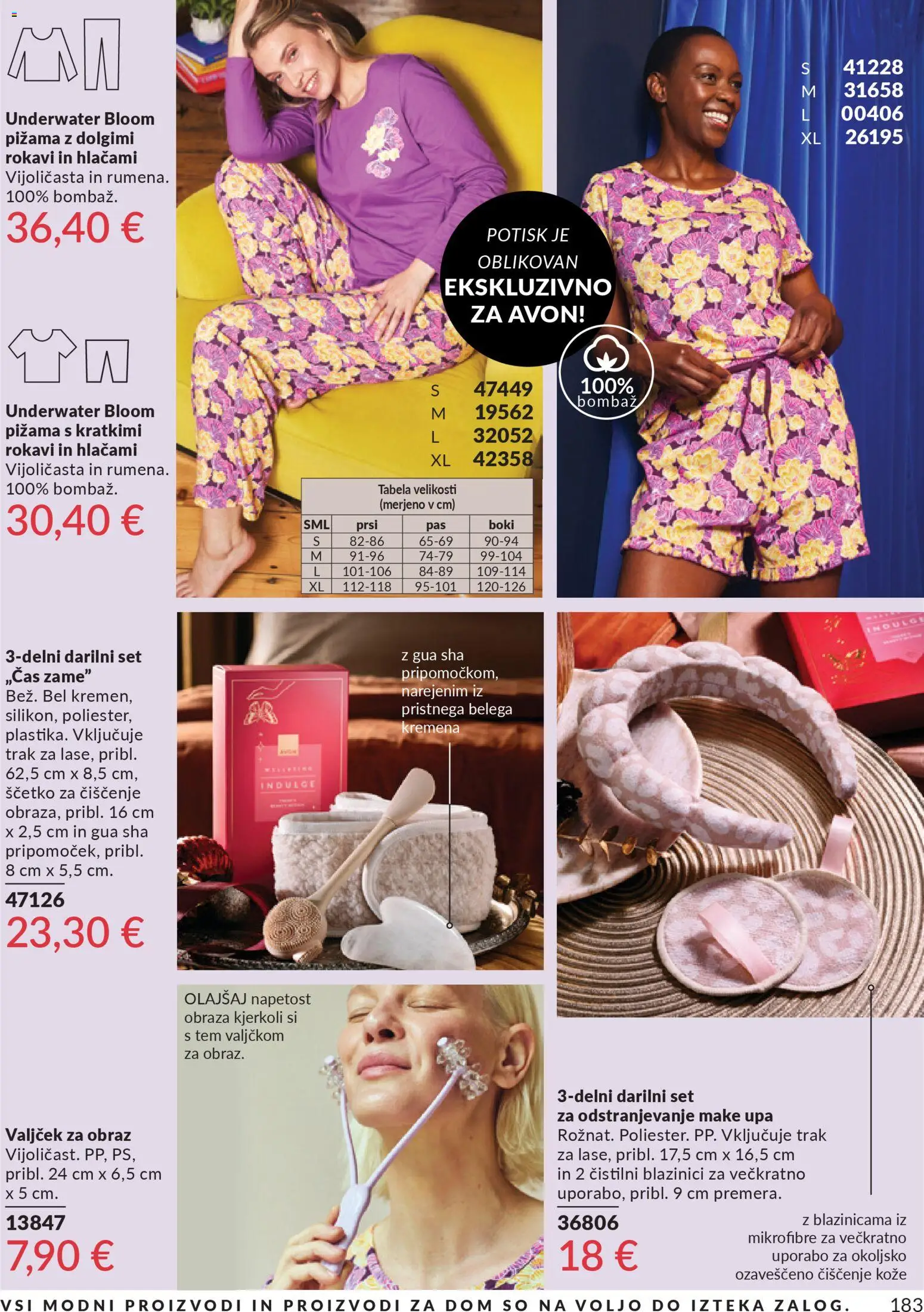 Novi Avon katalog ponudbe – veljaven od 01.10.2025 | Stran: 183 | Izdelki: Pižama