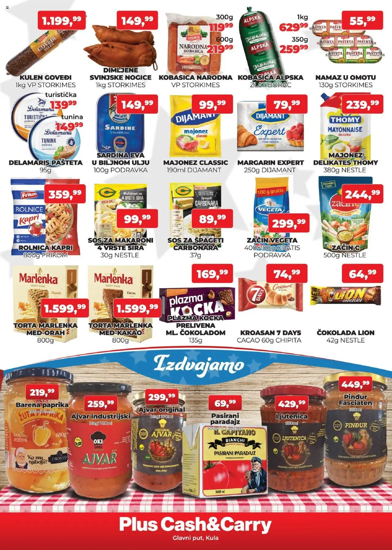Plus Cash & Carry katalog - važi od 03.10.2025 | Strana: 2 | Proizvode: Ajvar, Plazma, Kroasan, Ljutenica