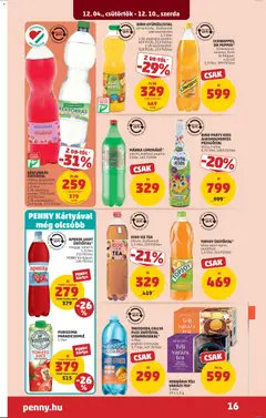 XIXO ICE TEA, citrom, őszibarack 1,5 liter - amely érvényes a következő dátumtól: 04.12.2025 | Oldal: 20