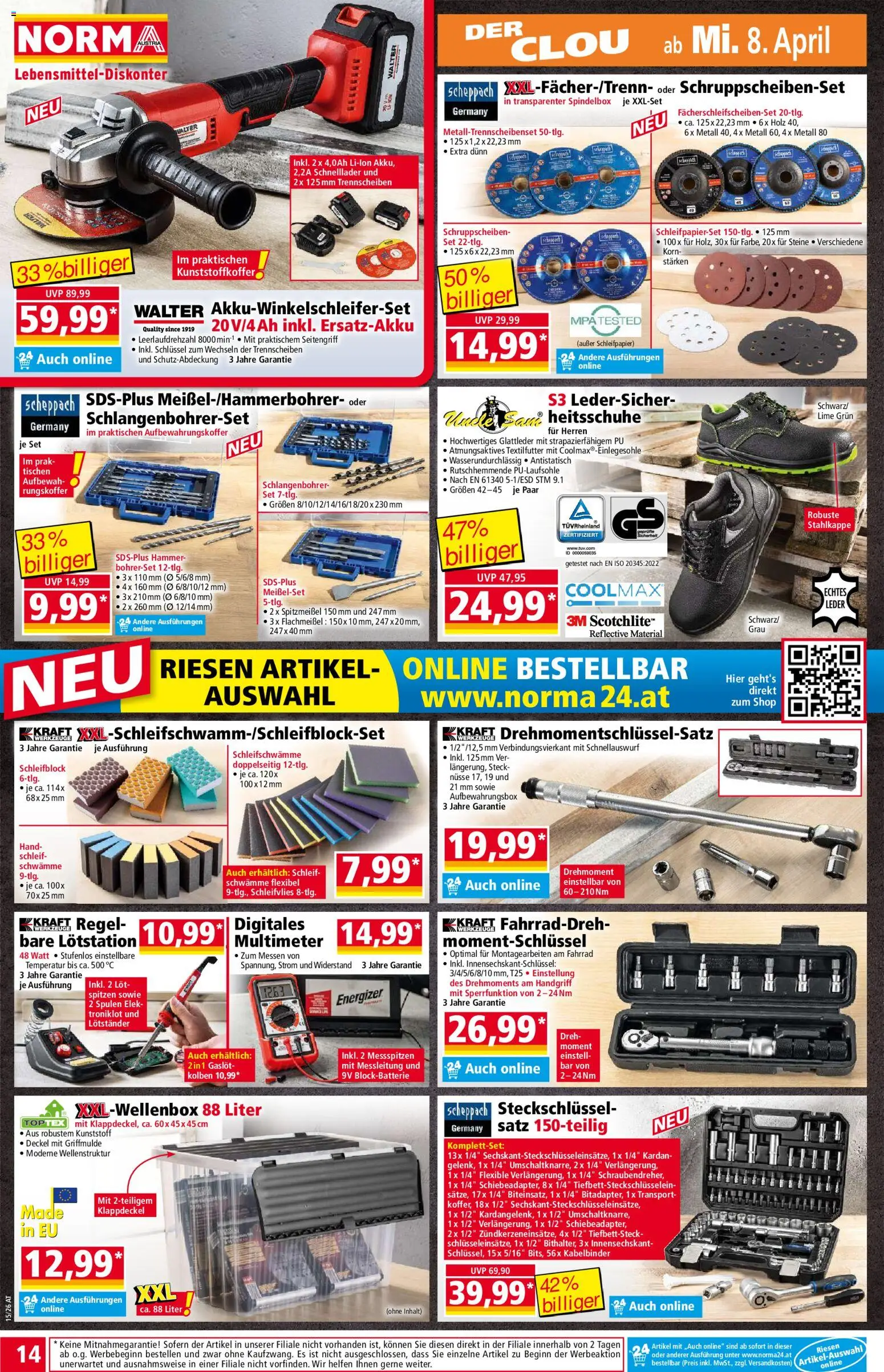 Norma Flugblatt gültig ab 07.04.2026 | Seite: 14 | Produkte: Nüsse