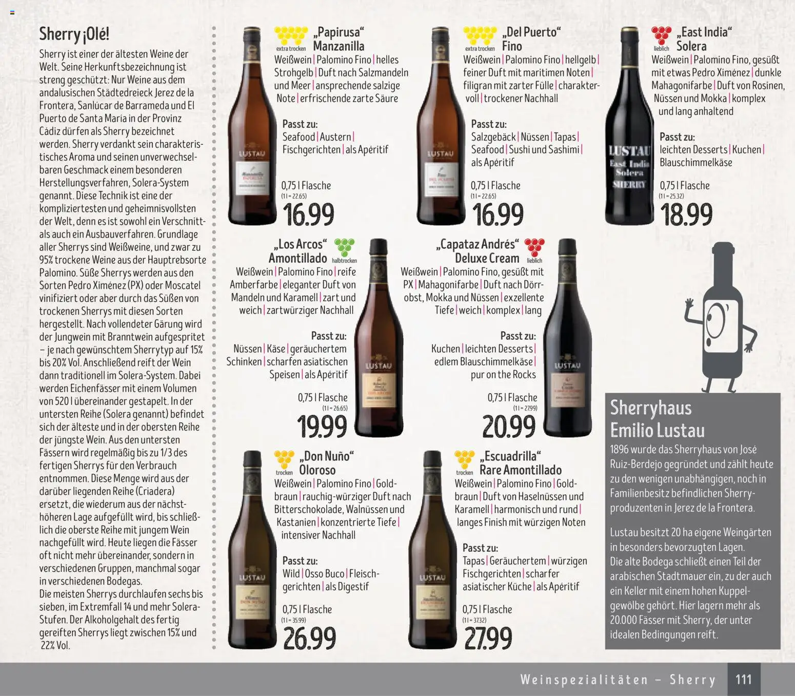 Edeka Struve Wein– und Spirituosen – gültig ab 14.11.2025 | Seite: 111 | Produkte: Weißwein, Mandeln, Finish, Kuchen