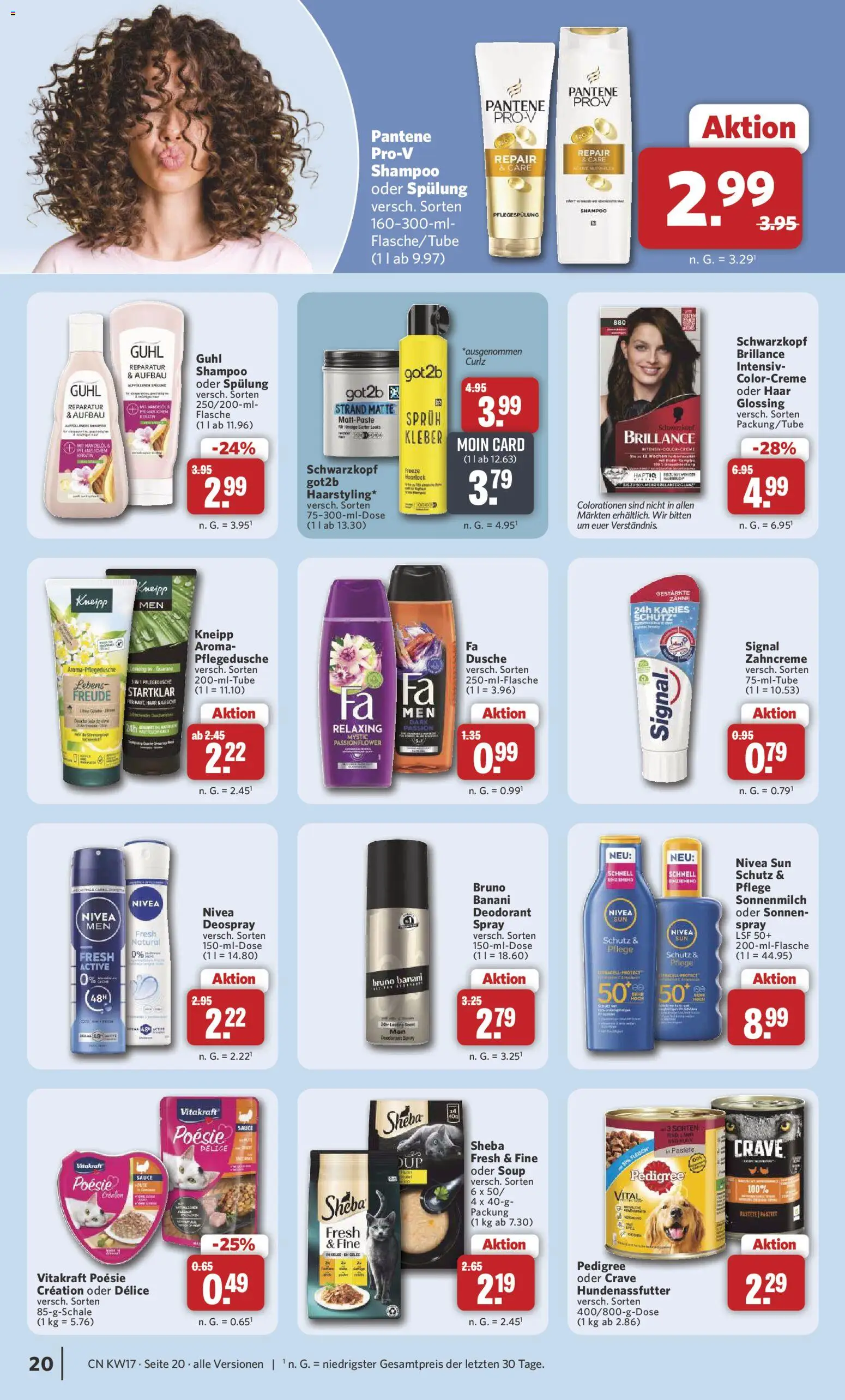 Combi Prospekt 	 – gültig ab 20.04.2026 | Seite: 22 | Produkte: Sheba, Dusche, Spülung, Pedigree