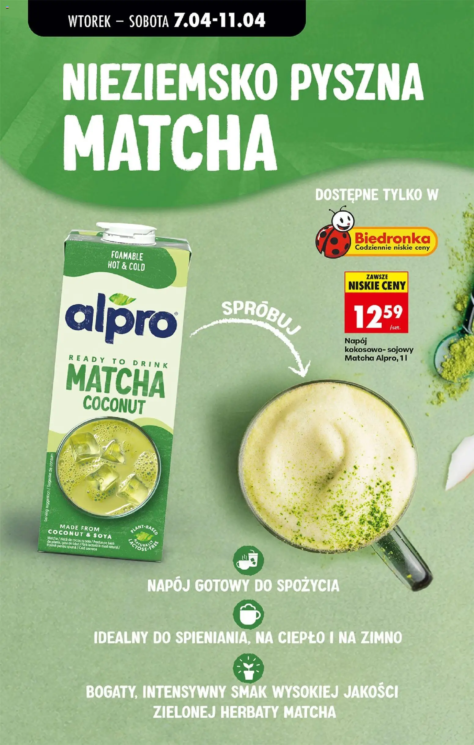 Biedronka Polsko leták od 07.04.2026 | Strana: 42 | Produkty: Matcha, Alpro