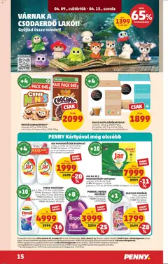 NESTLÉ GABONAPEHELY*, nesquik, 625 g, 3358 Ft/kg, cini minis, chocapic, 645 g, 3254 Ft/kg - amely érvényes a következő dátumtól: 09.04.2026 | Oldal: 19 | Termékek: Persil, Nescafé, Perwoll, Kávékapszula