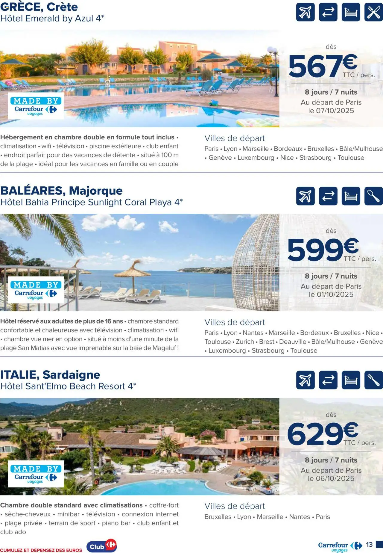  | Page: 13 | Produits: Télévision, Climatisation, Sèche-cheveux, Piano