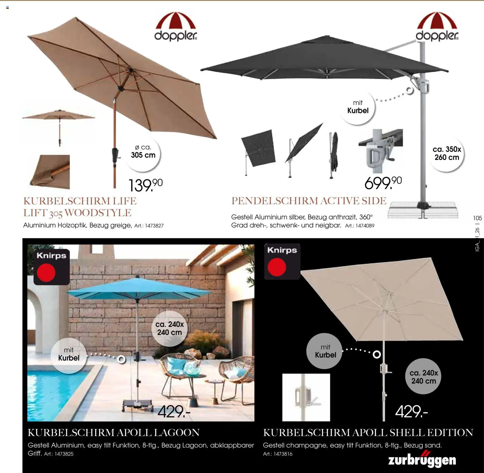 Zurbrüggen Sommer 2026 – gültig ab 19.03.2026 | Seite: 105