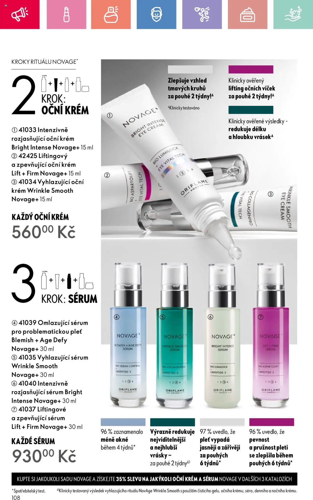 Oriflame katalog č.08/2025 od 25.05.2025 | Strana: 108 | Produkty: Sérum, Krém