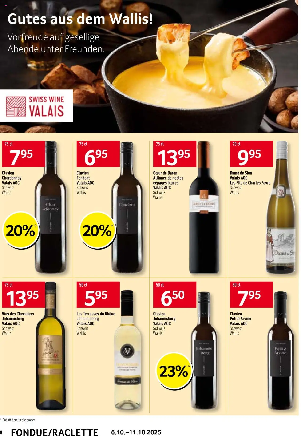 Prodega Aktionen Fondue/Raclette – gültig ab 06.10.2025 | Seite: 8