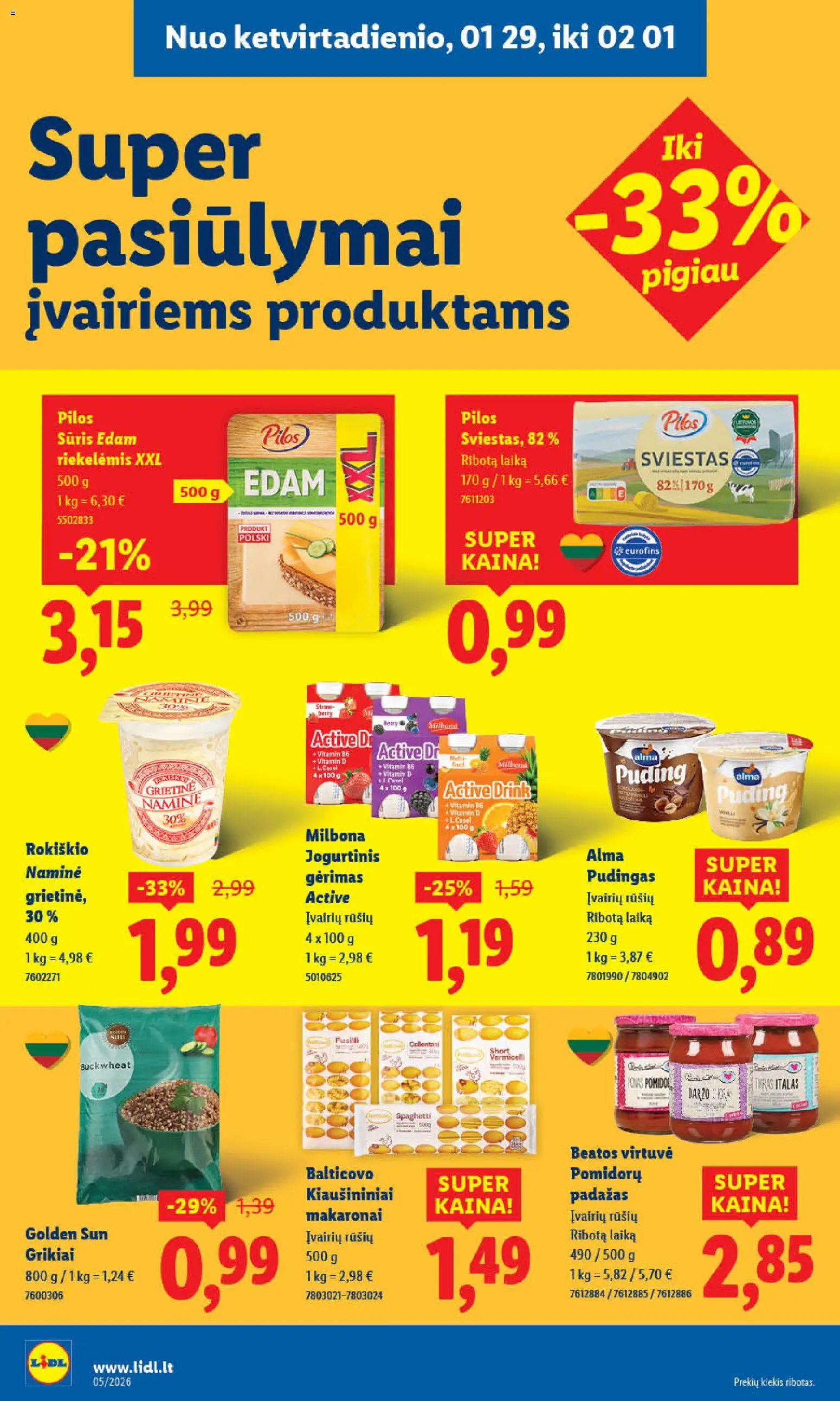 LIDL akcijos nuo 26.01.2026 | Puslapis: 22