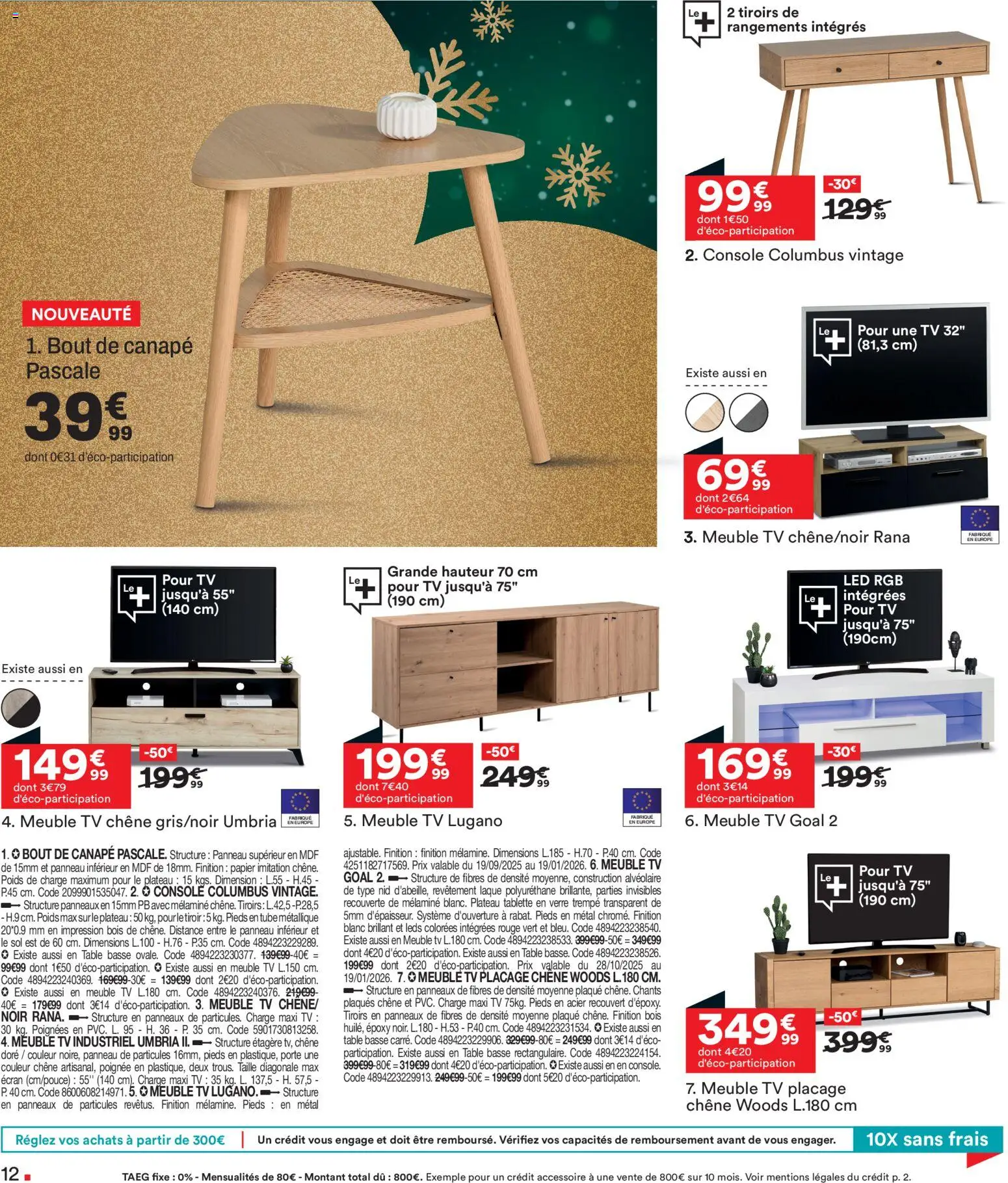 {H1} | Page: 12 | Produits: Tablette, Plateau, Table basse, Table