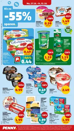 Penny - Bayern  ab 27.10.2025 gültig | Seite: 8 | Produkte: Spiel, Kefir, Joghurt, Sahne