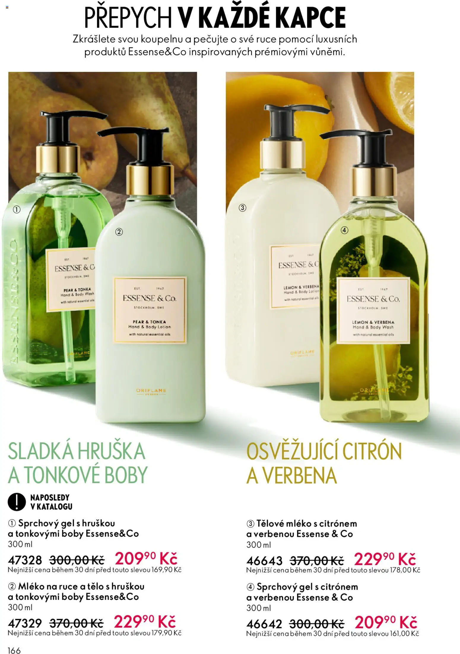 Oriflame katalog č.03/2026 od 11.02.2026 | Strana: 166 | Produkty: Tělové mléko, Sprchový gel, Citron, Body