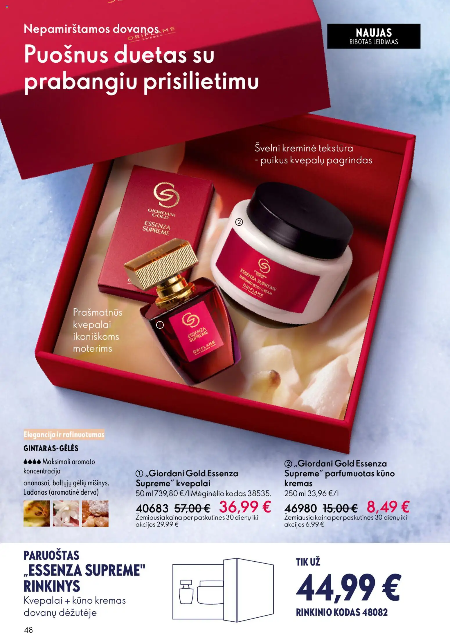 Oriflame akcijos nuo 10.12.2025 | Puslapis: 48 | Prekių: Kvepalai, Kremas, Kūno kremas