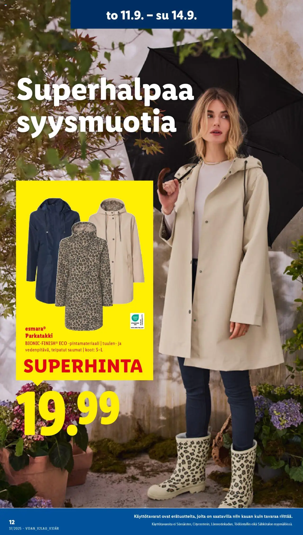 Lidl tarjoukset - Rovaniemi – voimassa 11.09.2025 alkaen | Sivu: 14