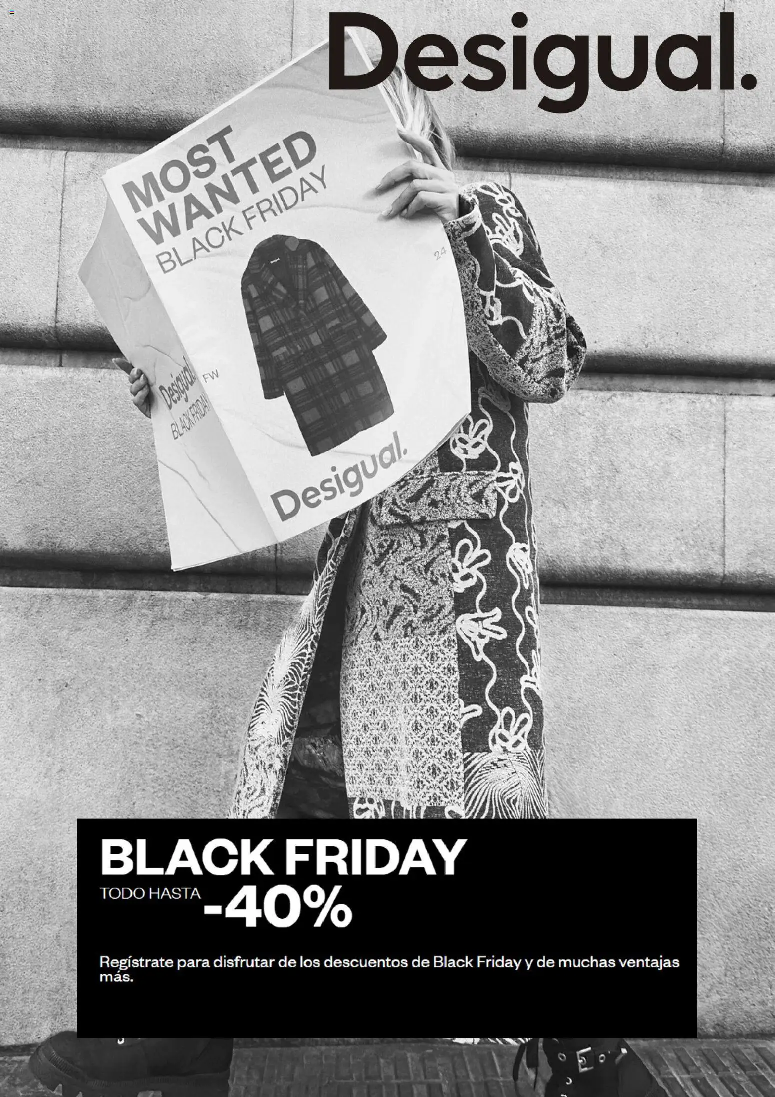 Desigual Black Friday aviso │ válido desde el 21.11.2025 | Página: 1