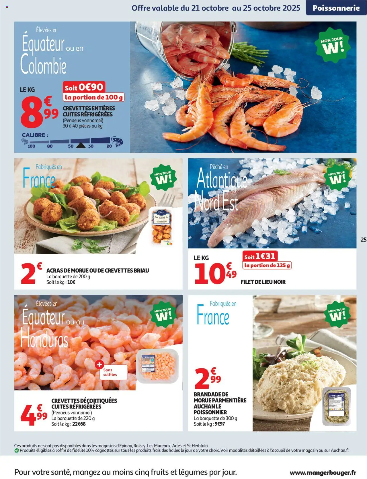 {H1} | Page: 26 | Produits: Pêche, Poissonnerie, Crevettes, Morue
