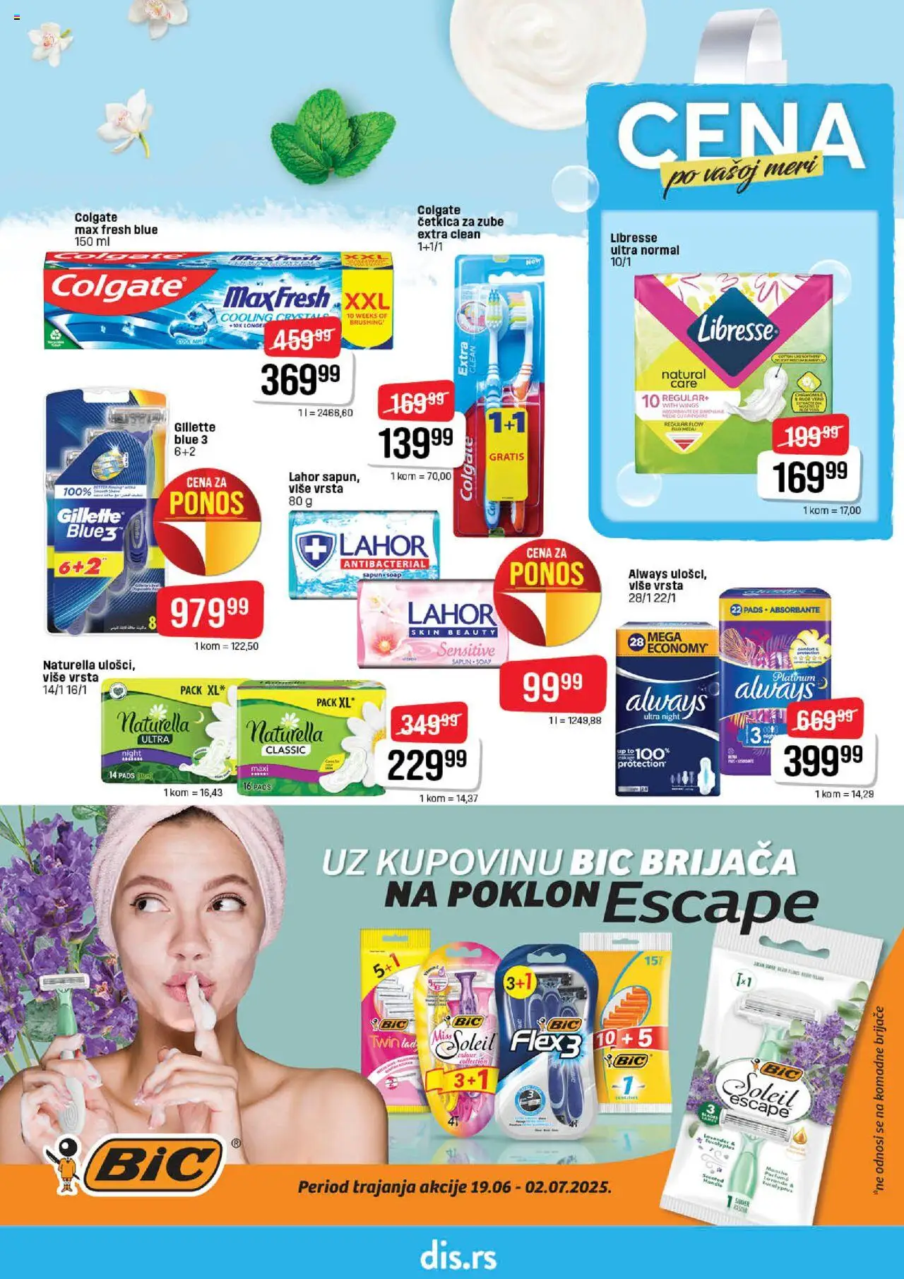 DIS katalog - važi od 19.06.2025 | Strana: 21 | Proizvode: Colgate, Gillette