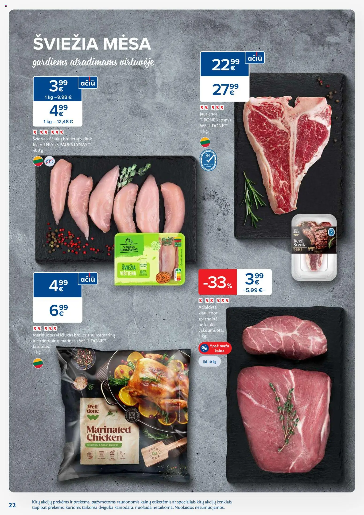 MAXIMA akcijos nuo 11.11.2025 | Puslapis: 22 | Prekių: Kiaulienos, Viščiukas, Viščiukų, Vištiena