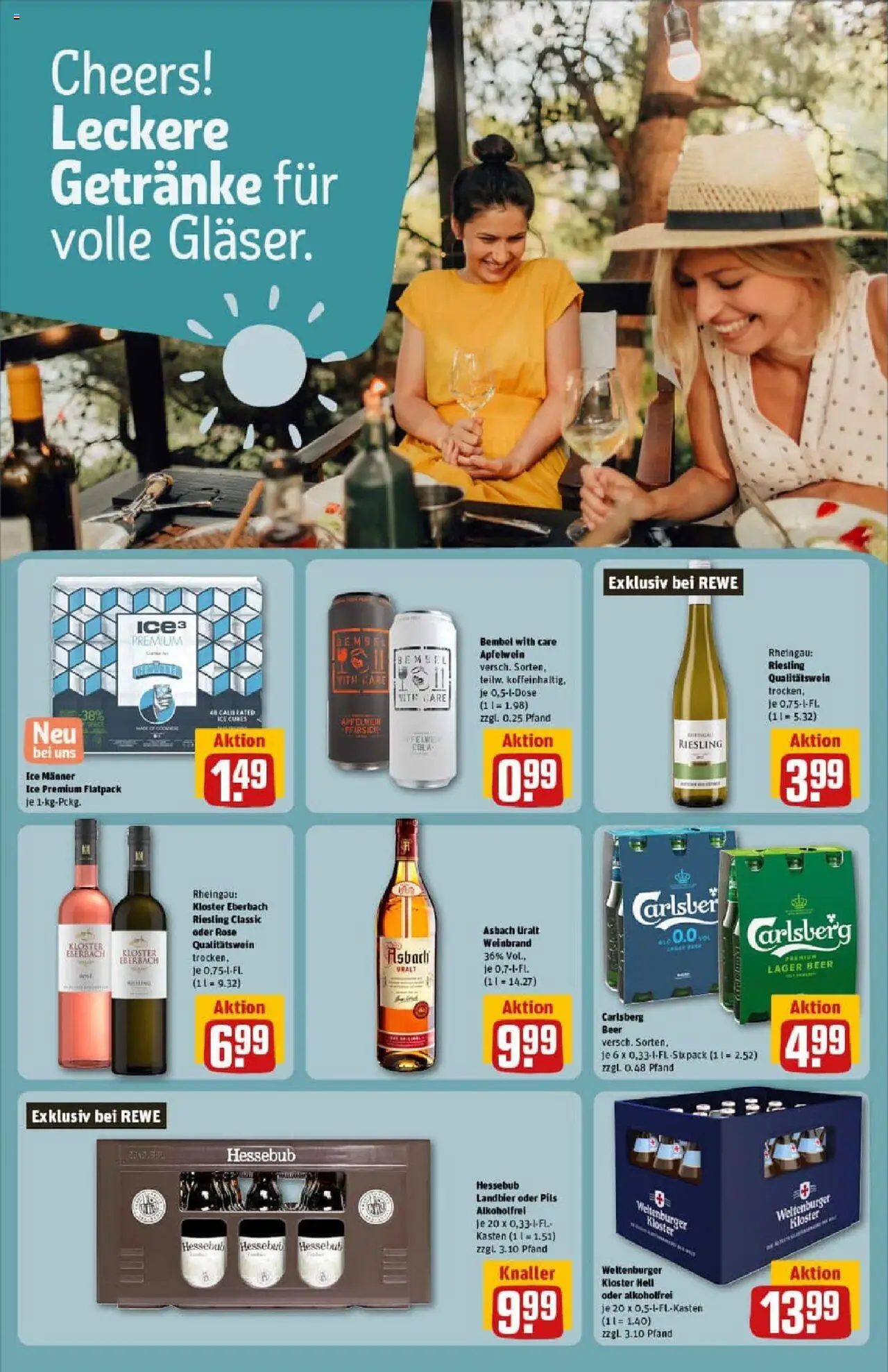 Rewe prospekt Michelstadt	 - gültig ab dem 13.07.2025 | Seite: 25 | Produkte: Carlsberg, Pils, Apple, Asbach