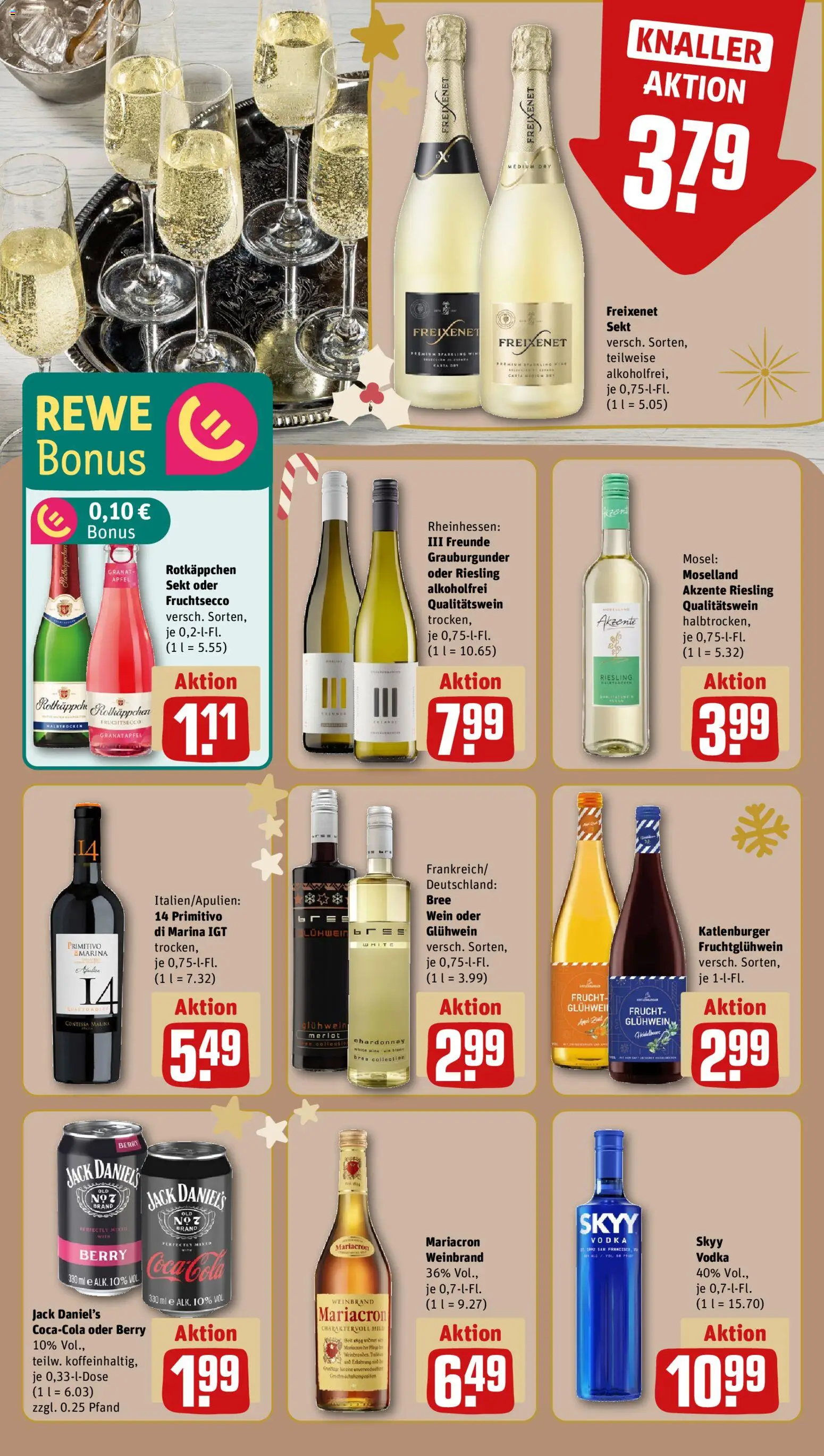 Rewe - Black Friday – gültig ab 24.11.2025 | Seite: 15 | Produkte: Rotkappchen sekt, Sekt, Jack Daniel's, Rotkäppchen