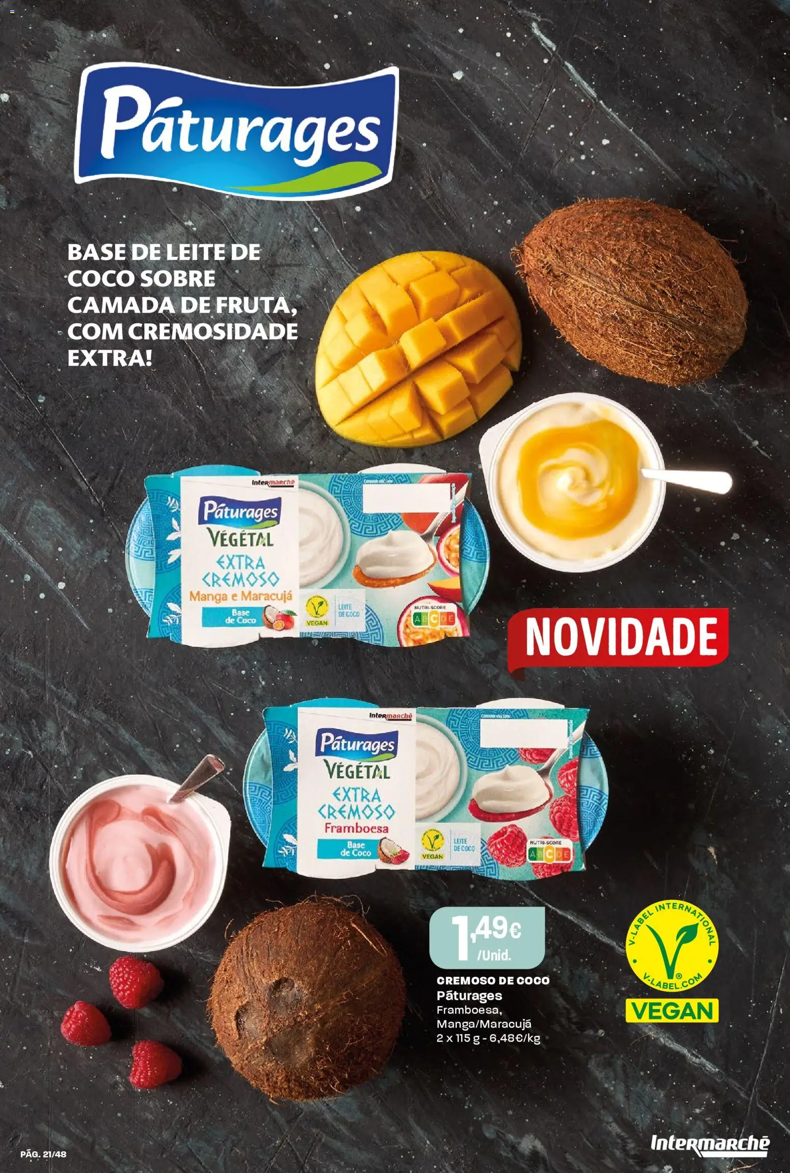 Intermarché folheto │ válido de 05.03.2026 | Página: 21 | Produtos: Base, Leite