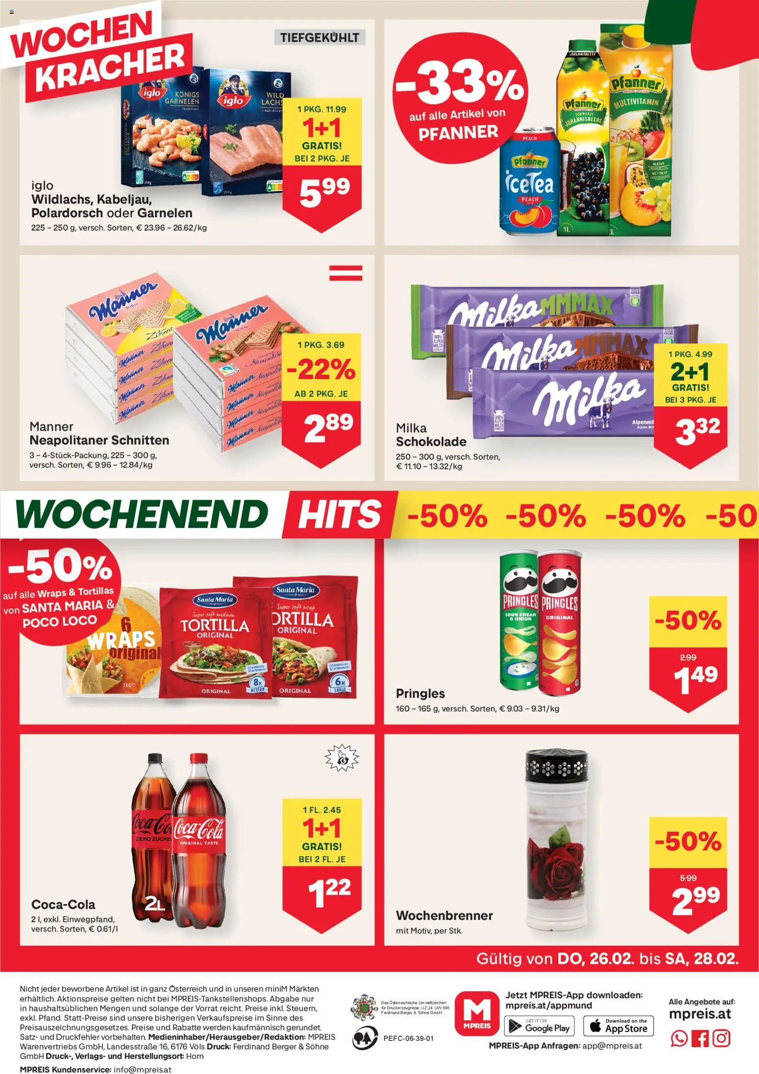 MPREIS Absam gültig ab 26.02.2026 | Seite: 12 | Produkte: Zitrone, Schokolade, Papier blanc