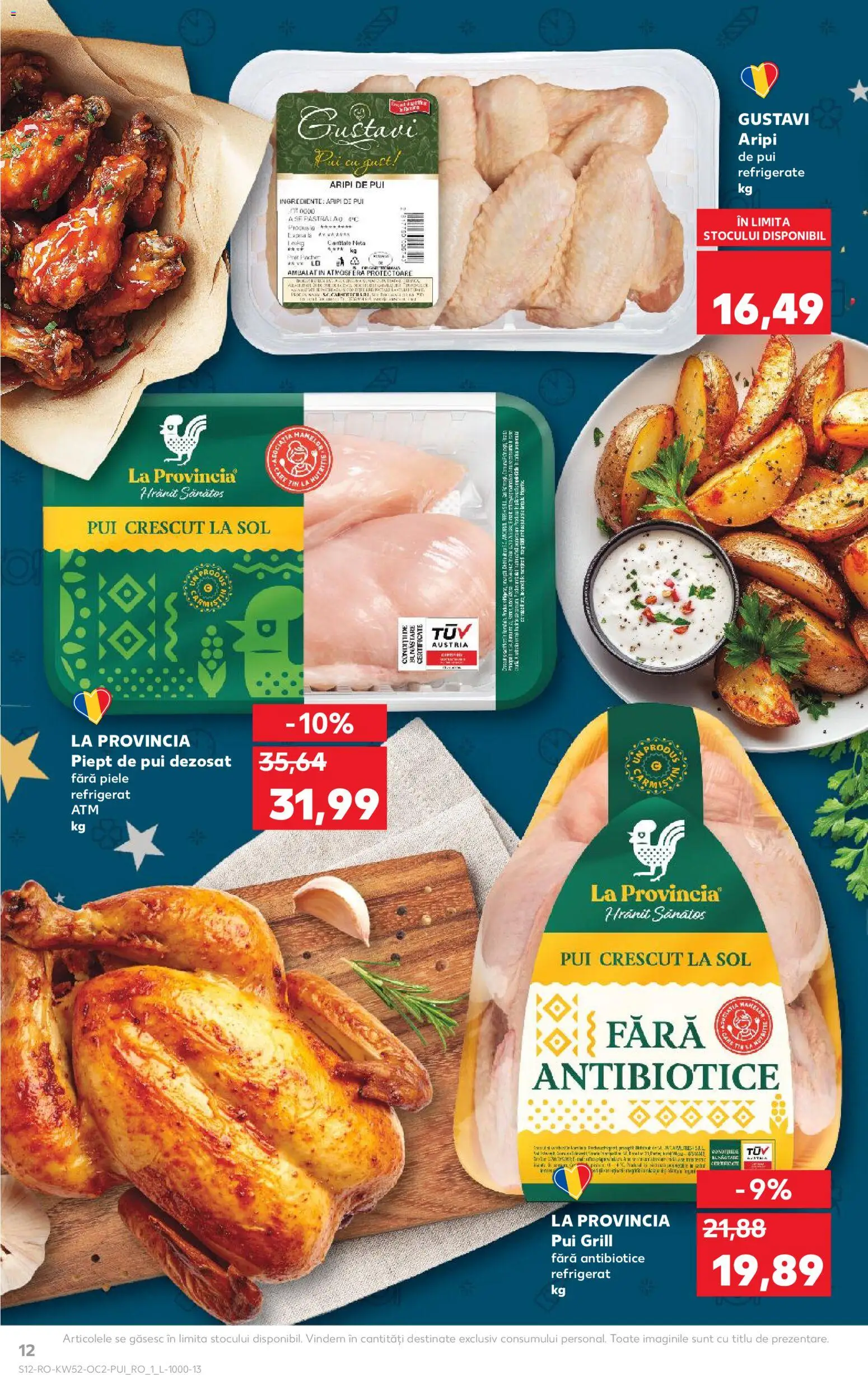 Kaufland RO akciós ujság - amely érvényes a következő dátumtól: 24.12.2025 | Oldal: 12 | Termékek: Grill