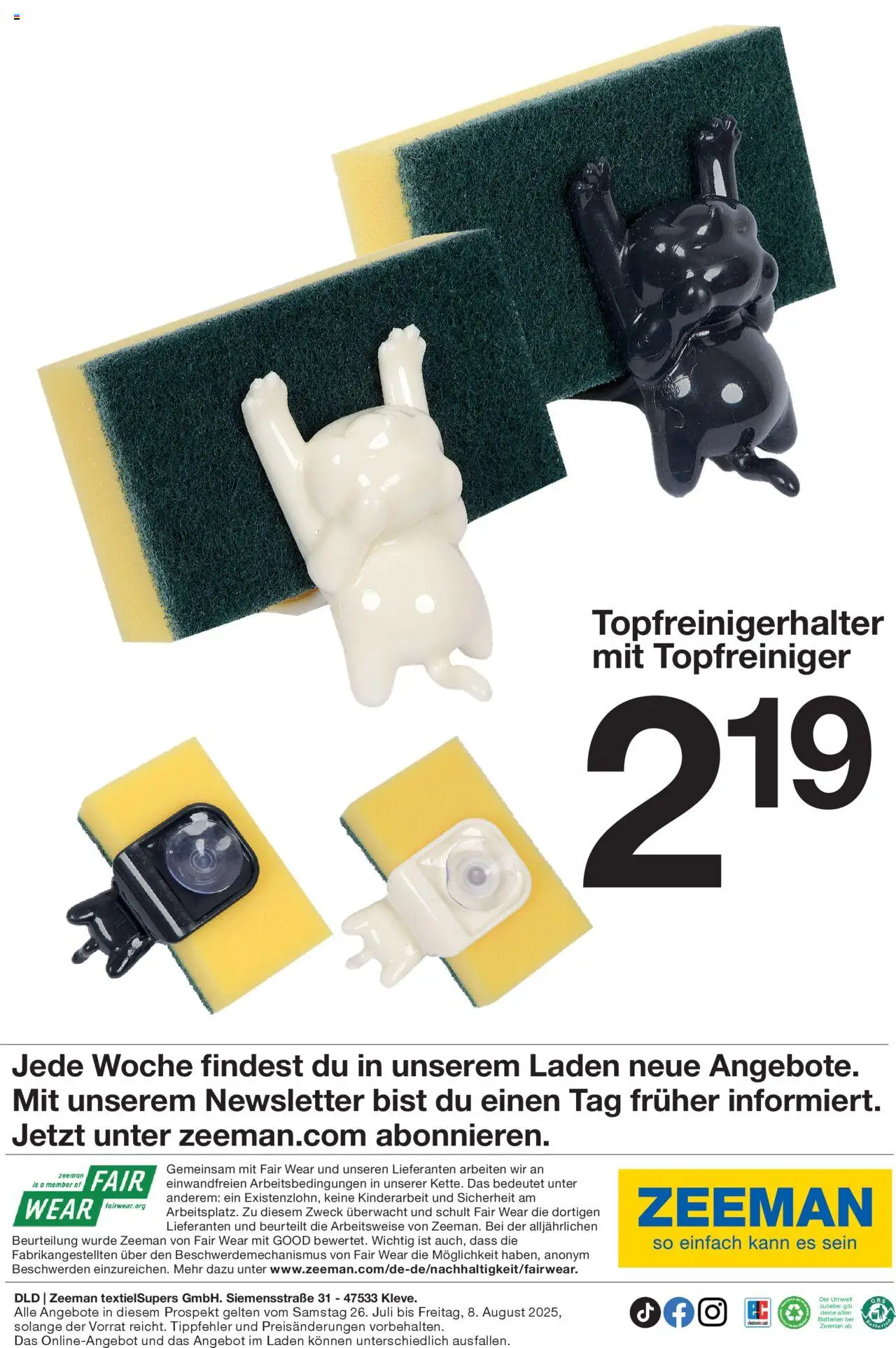 Zeeman Prospekt 	 - gültig ab dem 26.07.2025 | Seite: 15 | Produkte: Batterien