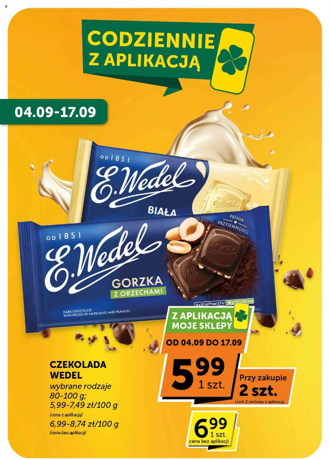 Groszek Gazetka - Market od 04.09.2025 | Strona: 9 | Produkty: Czekolada