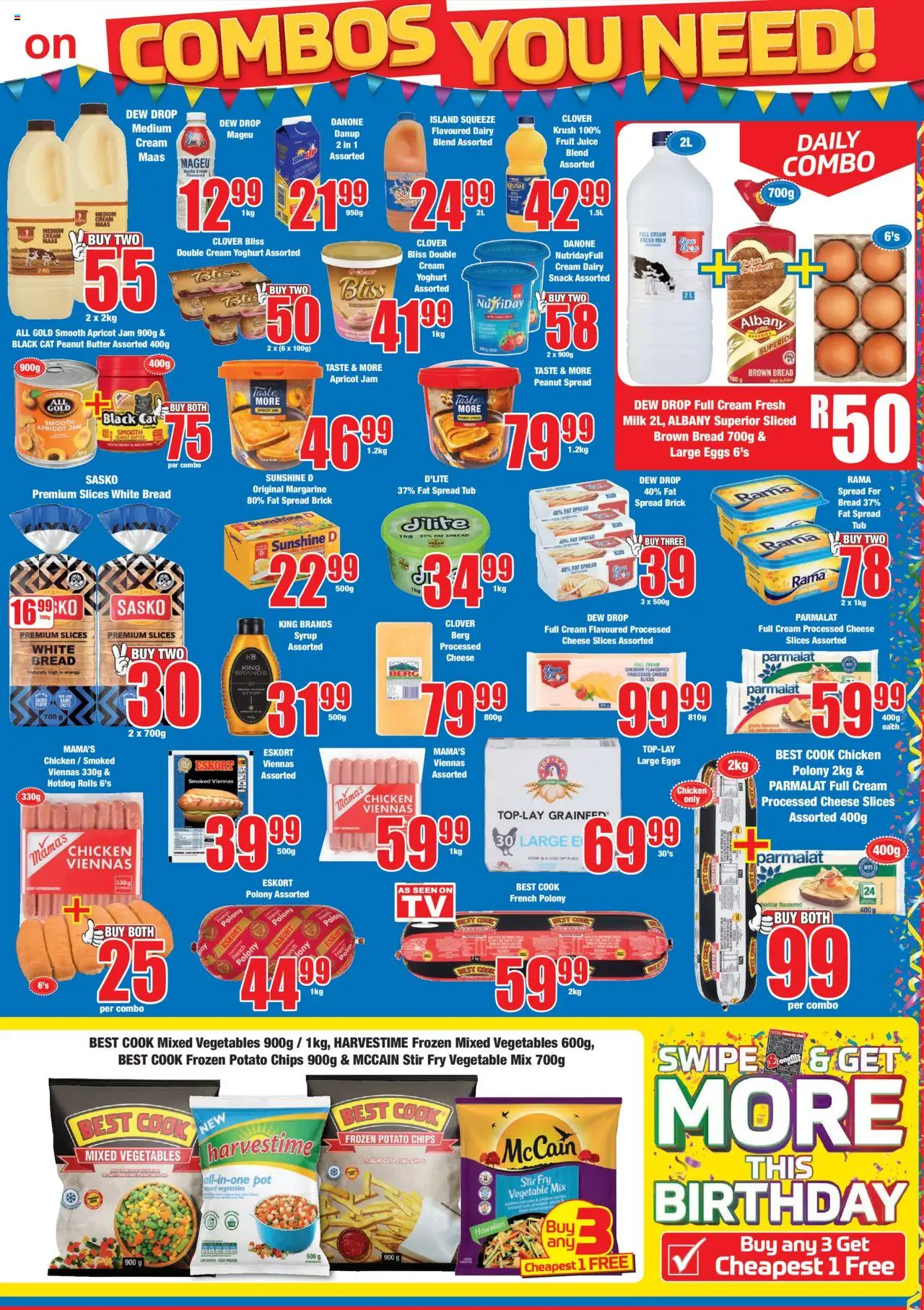 Boxer - Free State, Northern Cape, North West - Specials │ valid from 11.08.2025 | Page: 3 | Products: Eggs, Juice, Cream, Fat spread