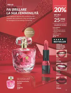 Anteprima del volantino Avon - campagna 12/2025 valido a partire dal 01.12.2025 | Pagina: 35 | Prodotti: Rossetto, Pepe, Fragranza