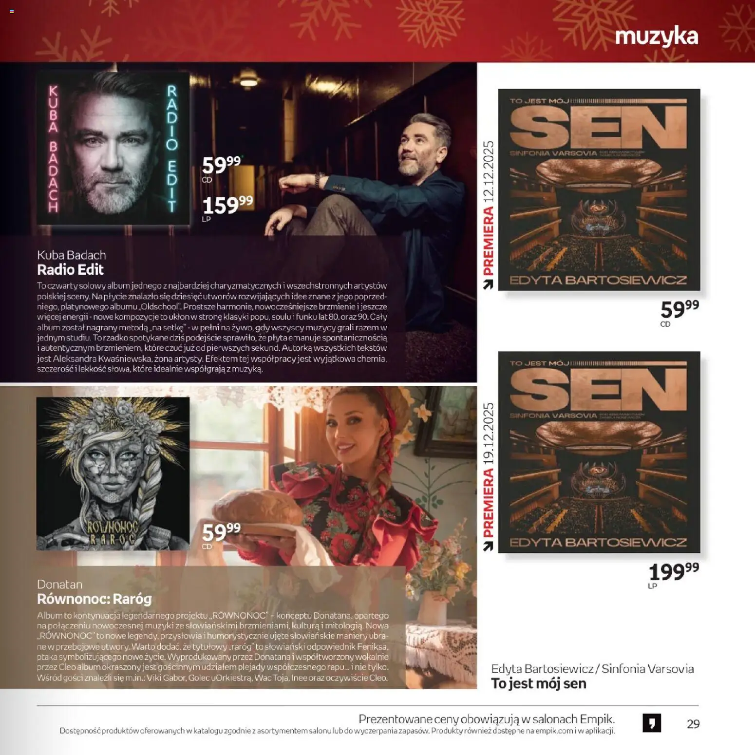 Empik promocje - Witaj w klubie znajdujących trafione prezenty dla każdego od 10.12.2025 | Strona: 29 | Produkty: Radio