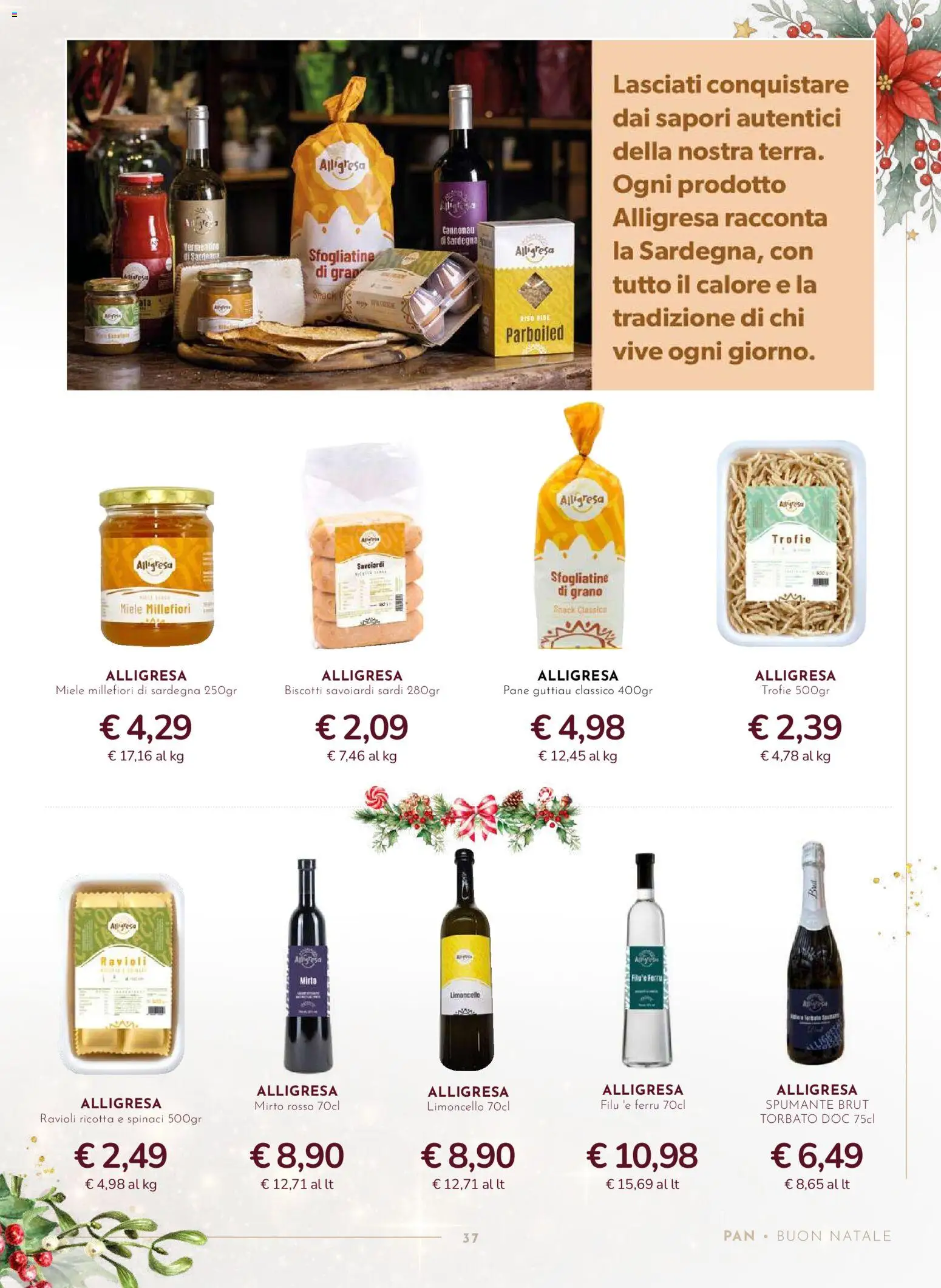 Volantino Pan del 13.11.2025 | Pagina: 37 | Prodotti: Riso, Biscotti, Ravioli, Limoncello