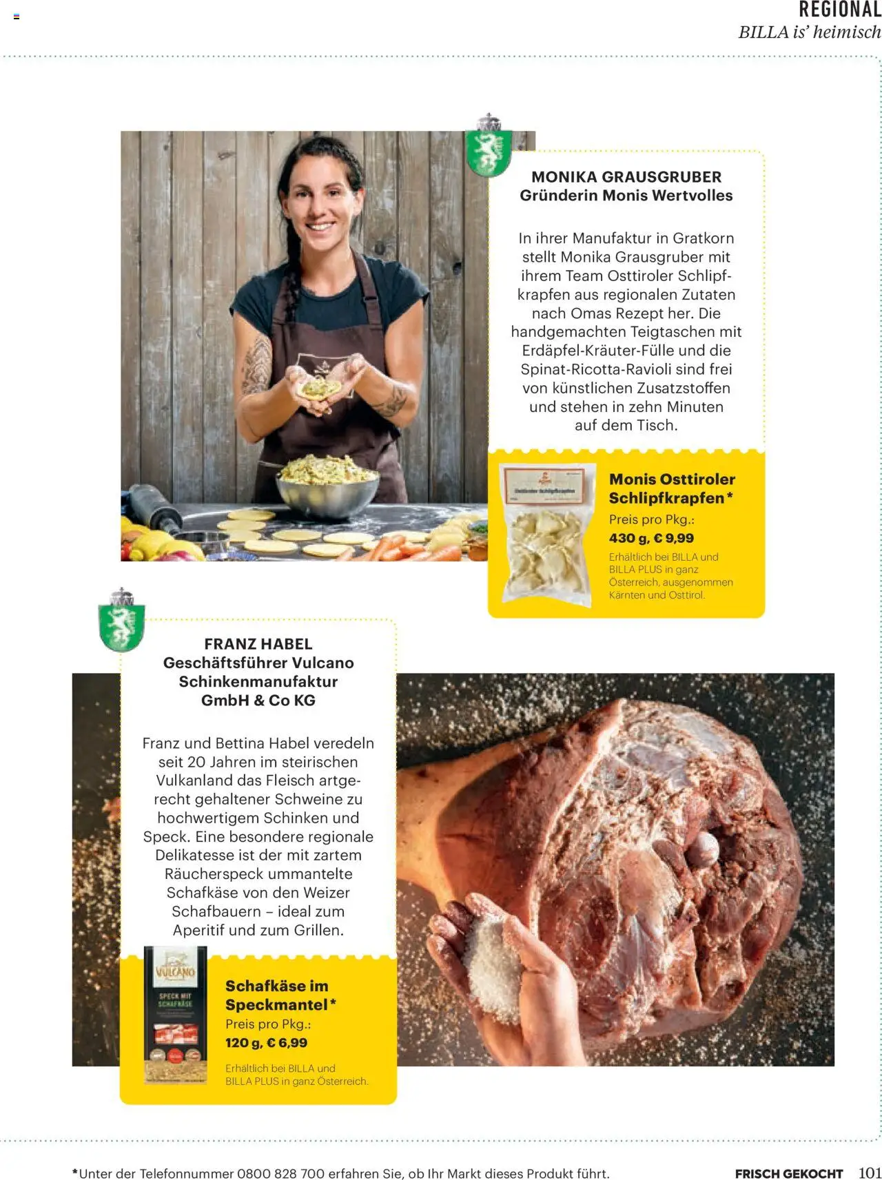 Billa Frisch Gekocht gültig ab 01.10.2025 | Seite: 99 | Produkte: Schinken