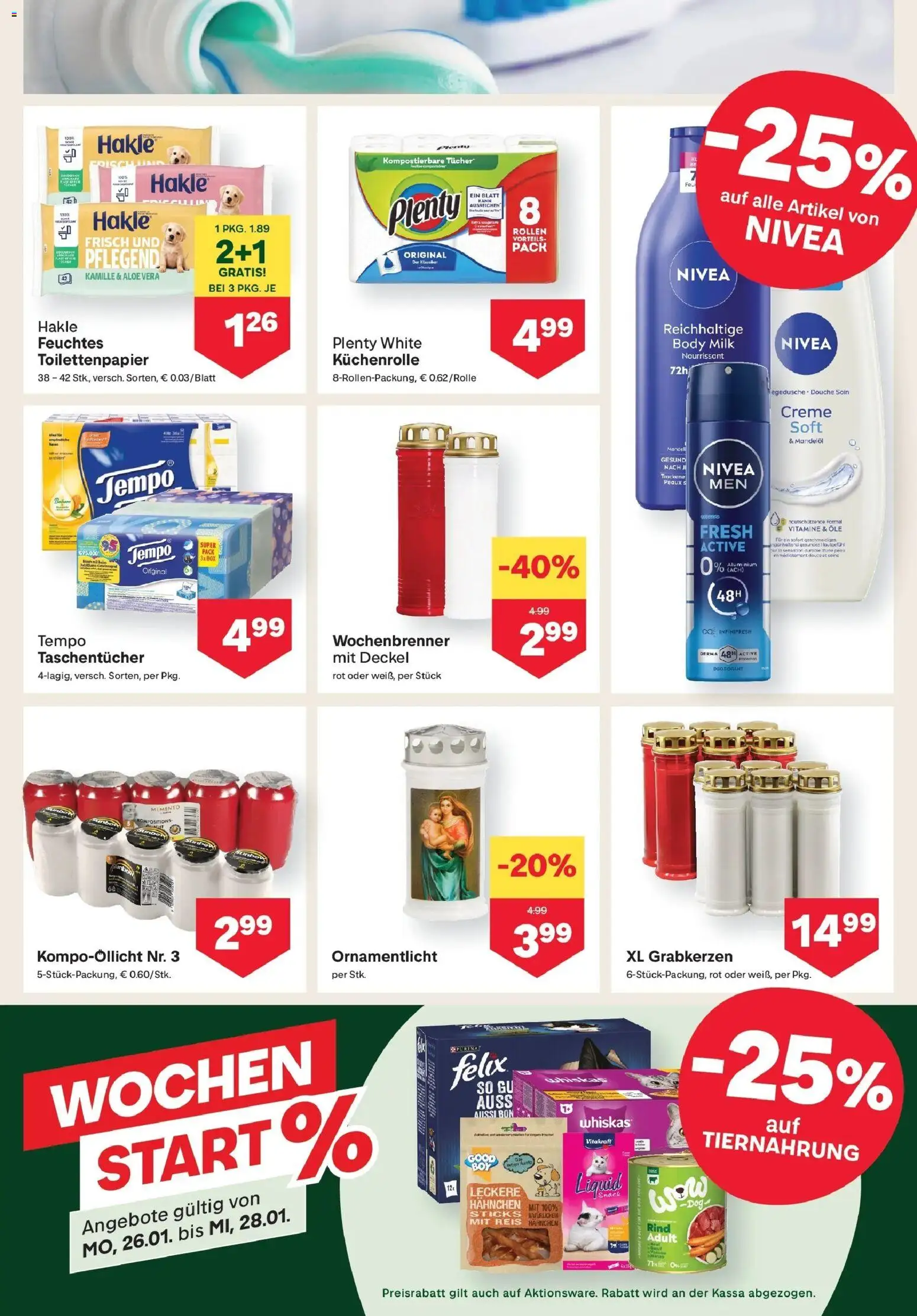 MPREIS Pfunds gültig ab 22.01.2026 | Seite: 11 | Produkte: Marhalábszár, Box, Creme, Deodorant