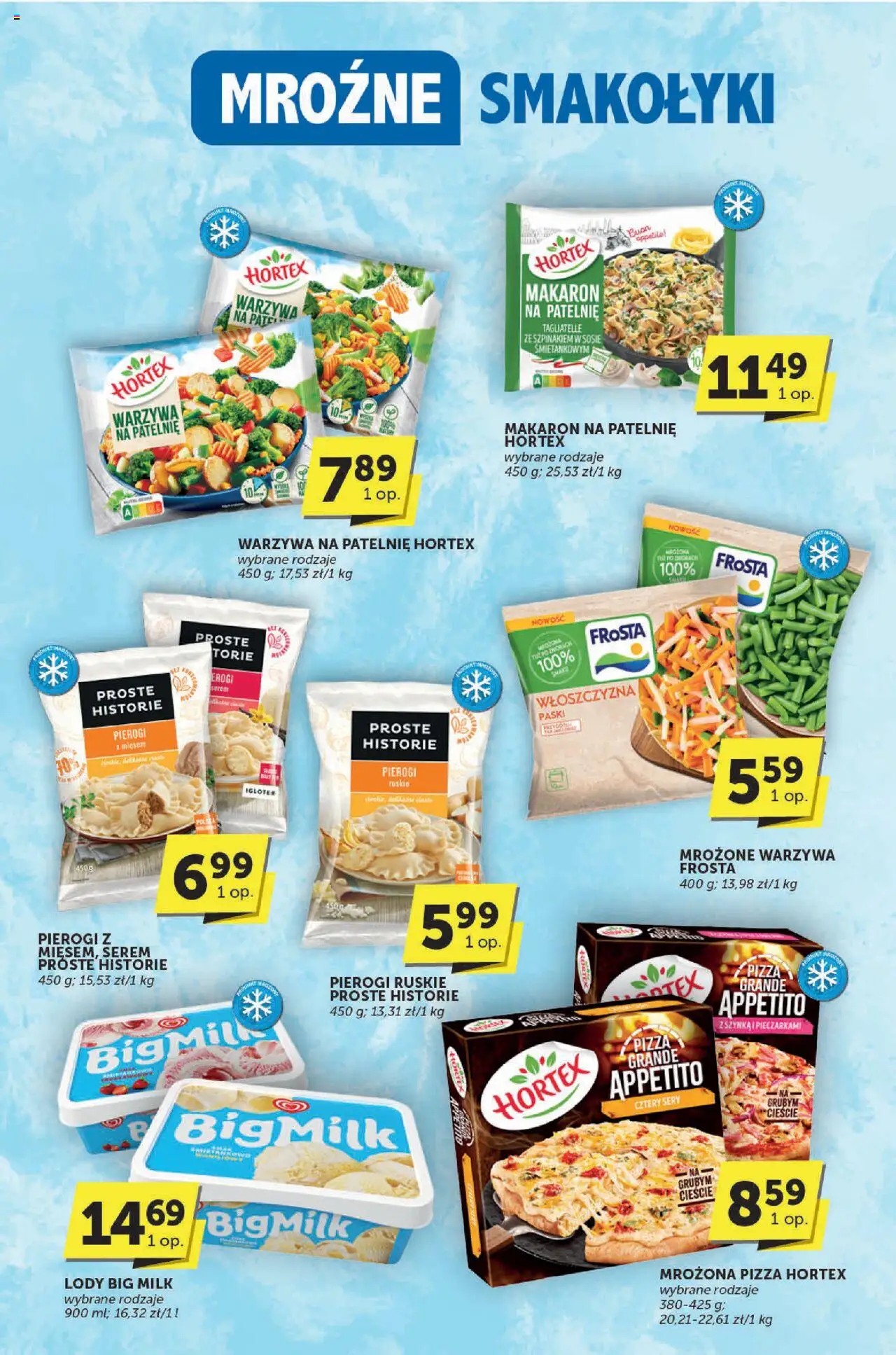 Euro Sklep Gazetka - Katalog od 16.10.2025 | Strona: 9 | Produkty: Big Milk, Sery, Tagliatelle, Warzywa