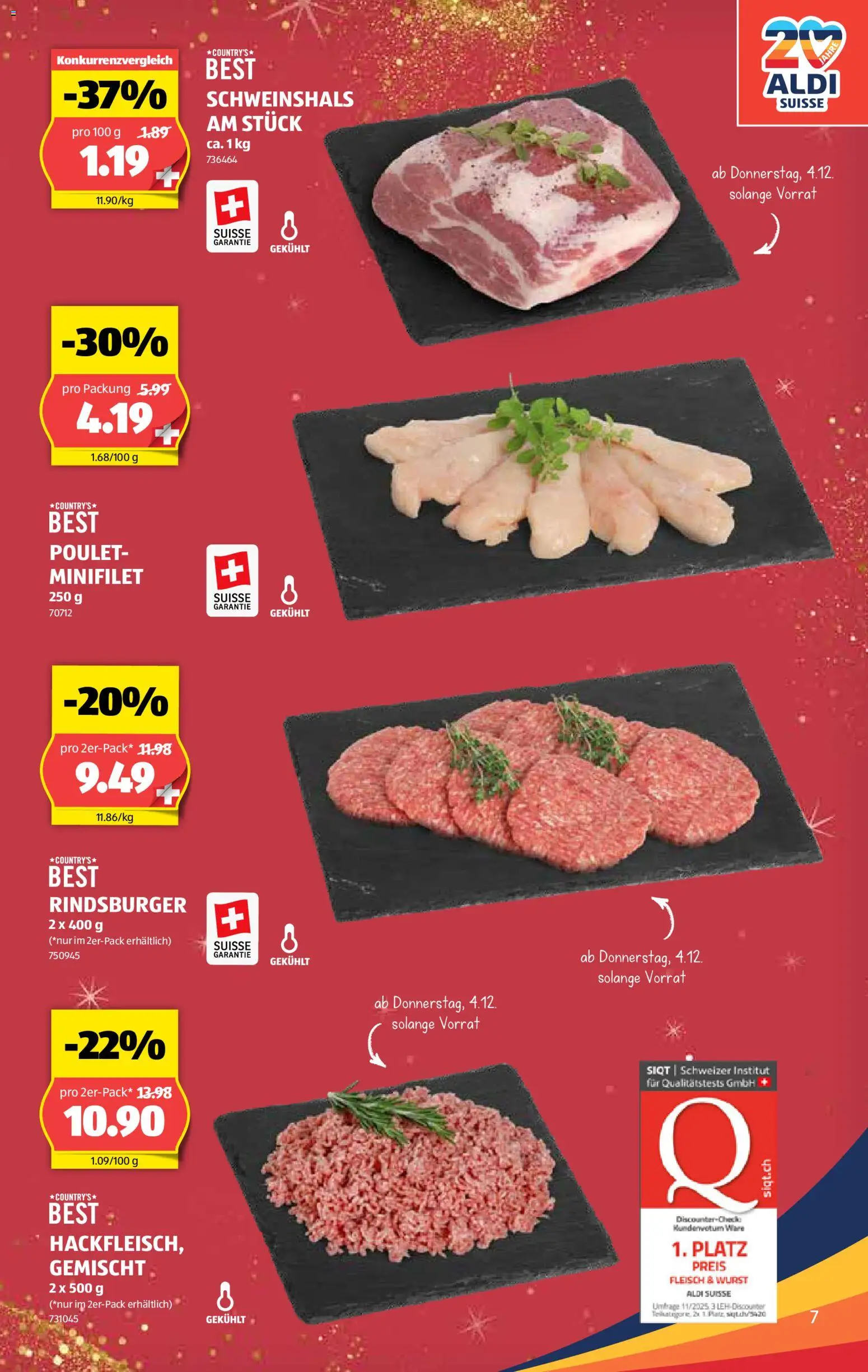 Aldi Aktionen – gültig ab 04.12.2025 | Seite: 8 | Produkte: Wurst