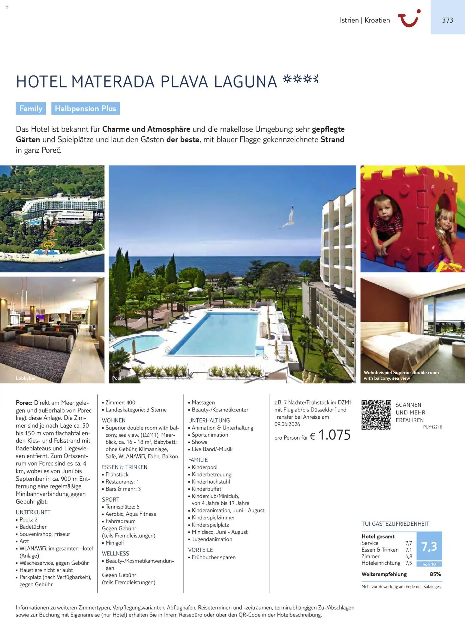 Aida  Südeuropa & Nordafrika 2026/27 – gültig ab 01.01.2026 | Seite: 373 | Produkte: Rum, Babybett