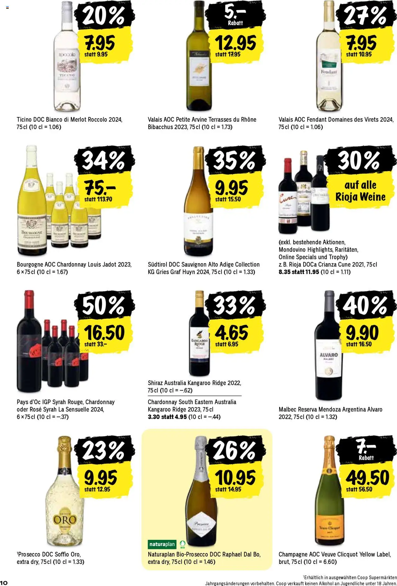 Coop Aktionen – gültig ab 09.10.2025 | Seite: 10 | Produkte: Merlot