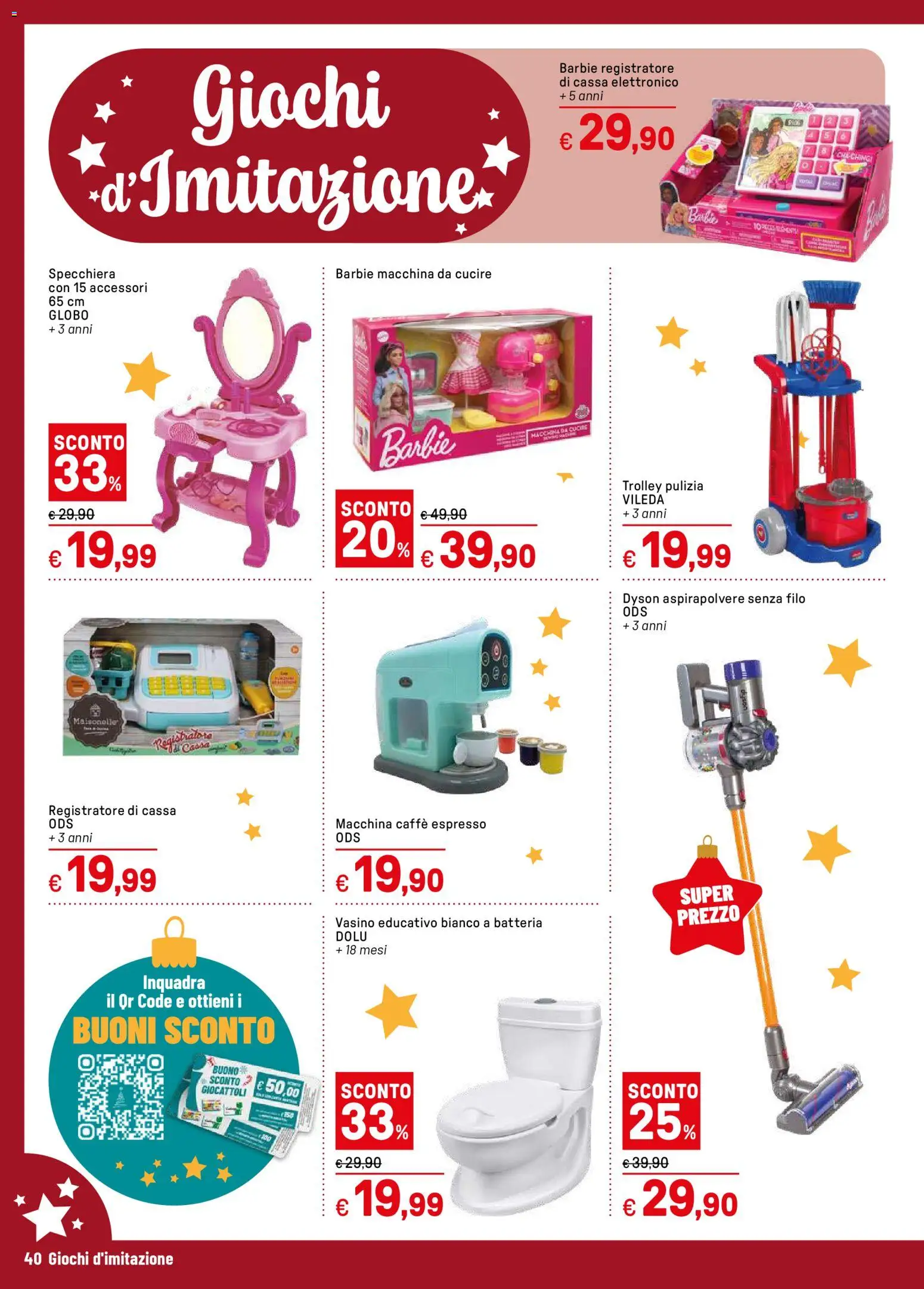 Volantino Iper del 05.11.2025 | Pagina: 40 | Prodotti: Aspirapolvere, Macchina da cucire, Trolley, Batteria