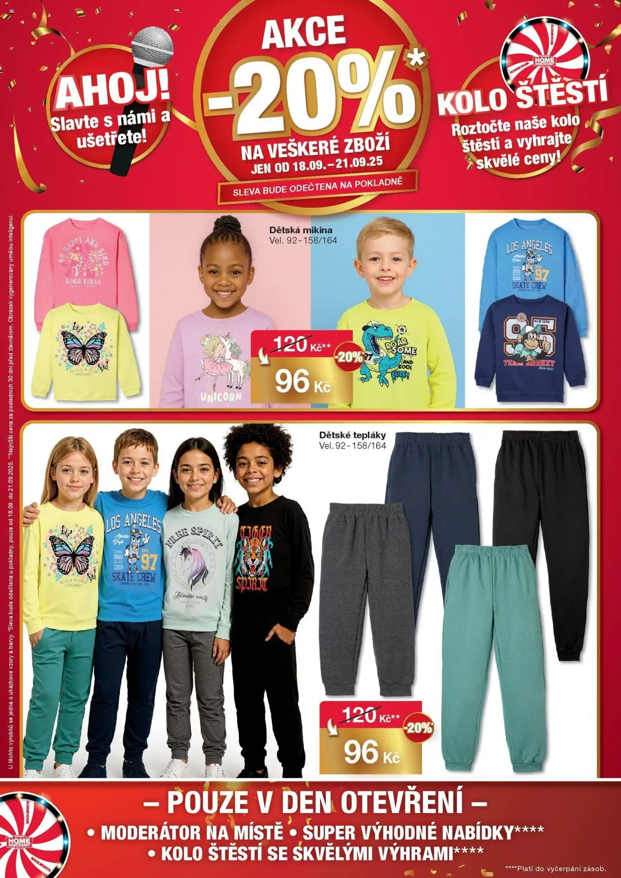 Woolworth leták - Zlín od 18.09.2025 - akční nabídka | Strana: 2 | Produkty: Mikina, Tepláky, Kolo